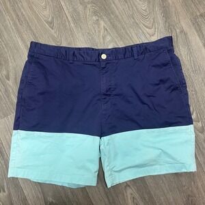 Vineyard Vines Colorblock Shorts Casual‎ Chino Cotton Blend Size 40 0159